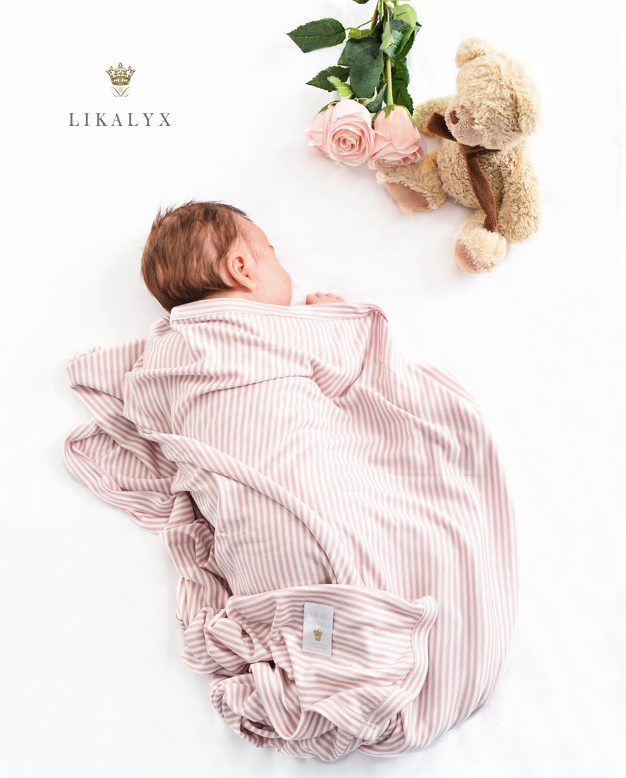 Likalyx Bambufilt Rosa/Vit