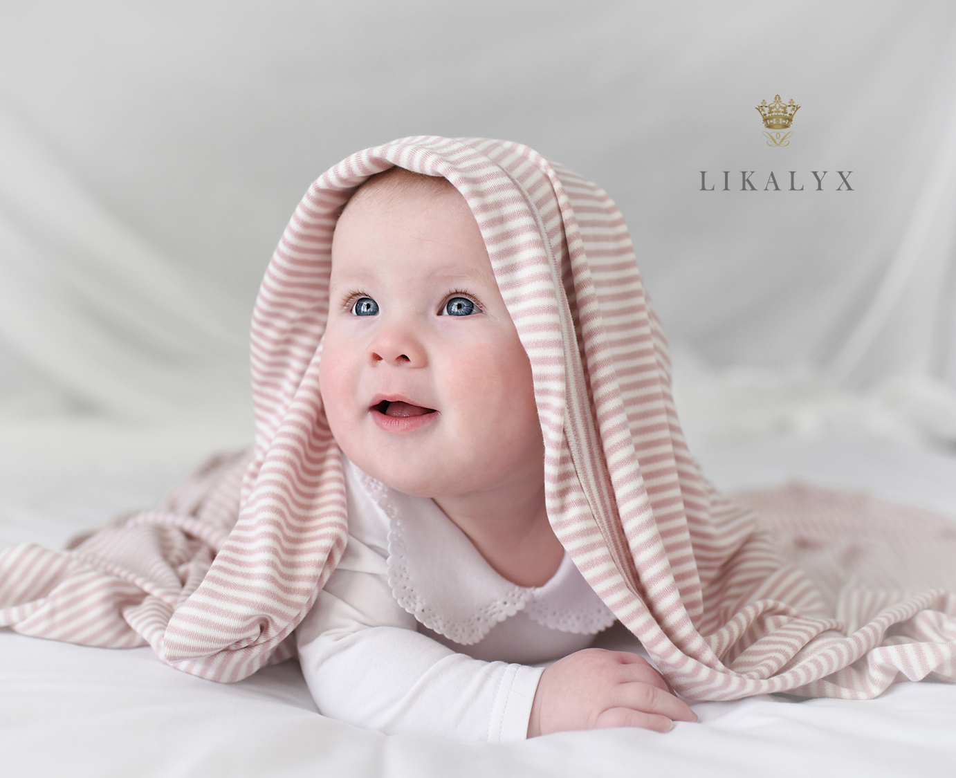 Likalyx Bambufilt Rosa/Vit