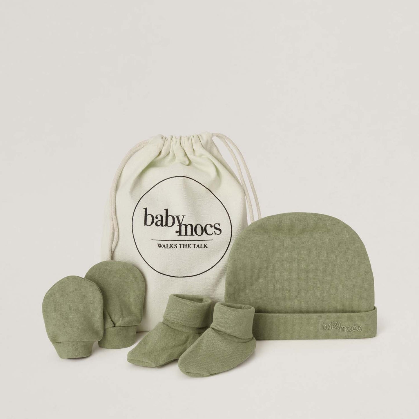 Mössa Vantar och Tossor. Nyfödd Set Välkommen till Världen BabyMocs